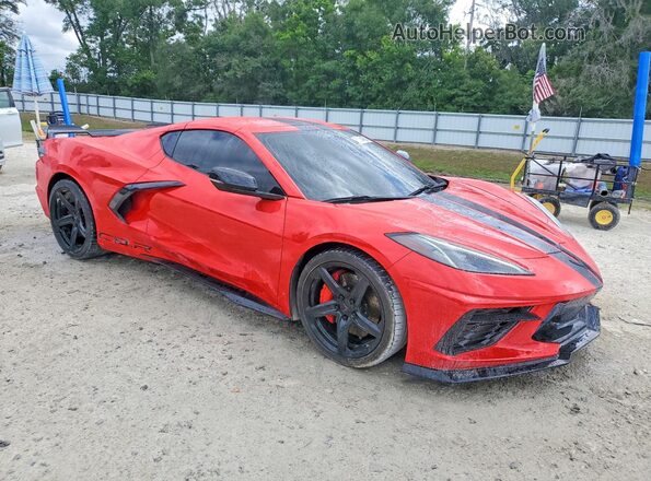1G1YC2D46N5114624 2022 CHEVROLET CORVETTE Красный Передняя правая четверть