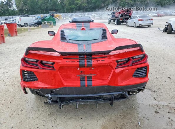 1G1YC2D46N5114624 2022 CHEVROLET CORVETTE Красный Вид сзади