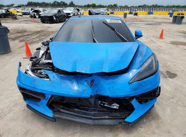 1G1YC2D47P5111797 2023 CHEVROLET CORVETTE Blue Вид спереду
