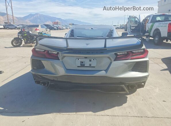 1G1YC2D49N5114777 2022 CHEVROLET CORVETTE Серый Вид сзади
