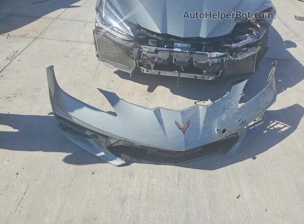 1G1YC2D49N5114777 2022 CHEVROLET CORVETTE Серый Вид подкапотного пространства