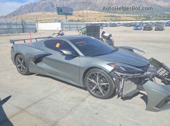 1G1YC2D49N5114777 2022 CHEVROLET CORVETTE Серый Передняя правая четверть