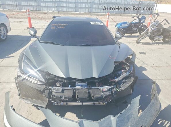 1G1YC2D49N5114777 2022 CHEVROLET CORVETTE Серый Вид спереди