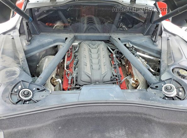 1G1YC2D49P5108013 2023 CHEVROLET CORVETTE White Vista interior trasera