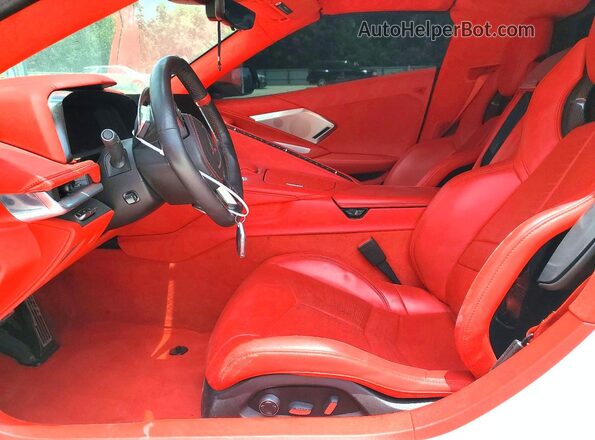1G1YC2D49P5108013 2023 CHEVROLET CORVETTE White Vista interior delantera