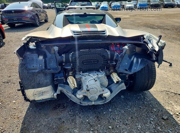 1G1YC3D40M5118527 2021 CHEVROLET CORVETTE Silver Widok z tyłu