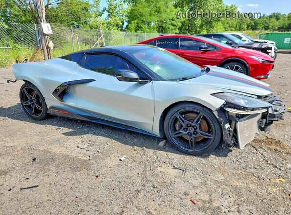 1G1YC3D40M5118527 2021 CHEVROLET CORVETTE Silver Przód prawy