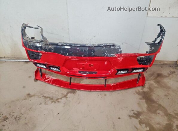 1G1YC3D41N5123785 2022 CHEVROLET CORVETTE Red ძრავის განყოფილების ხედი