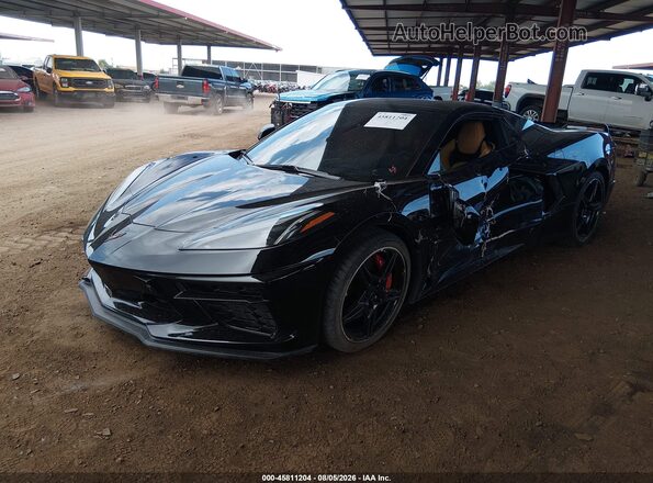 1G1YC3D41P5102180 2023 CHEVROLET CORVETTE Black Передня ліва чверть
