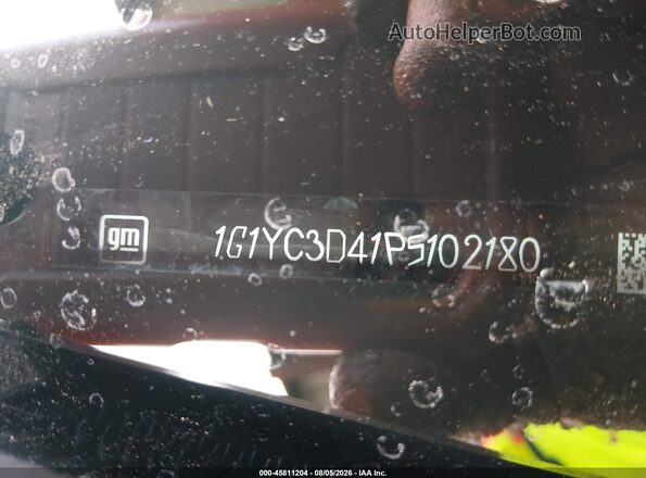 1G1YC3D41P5102180 2023 CHEVROLET CORVETTE Black Вид підкапотного простору