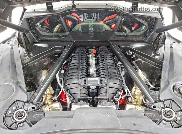 1G1YD2D33S5606558 2025 CHEVROLET CORVETTE Белый Вид задней части салона