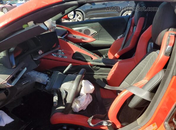 1G1YE2D36R5604178 2024 CHEVROLET CORVETTE Красный Вид салона спереди