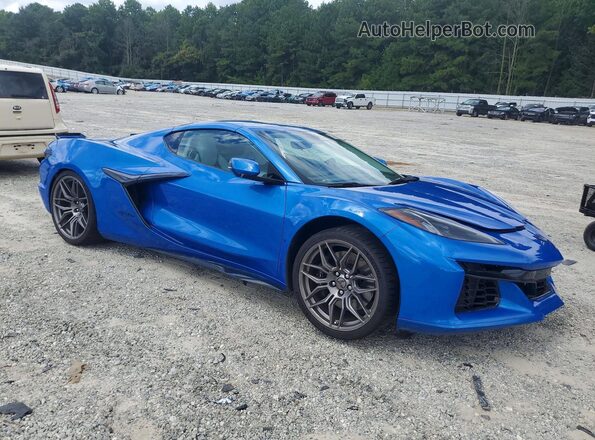 1G1YF2D35R5604556 2024 CHEVROLET CORVETTE Синий Передняя правая четверть