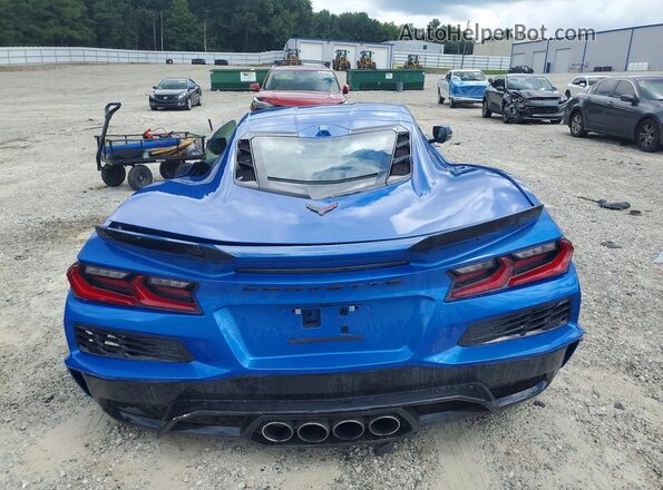 1G1YF2D35R5604556 2024 CHEVROLET CORVETTE Синий Вид сзади