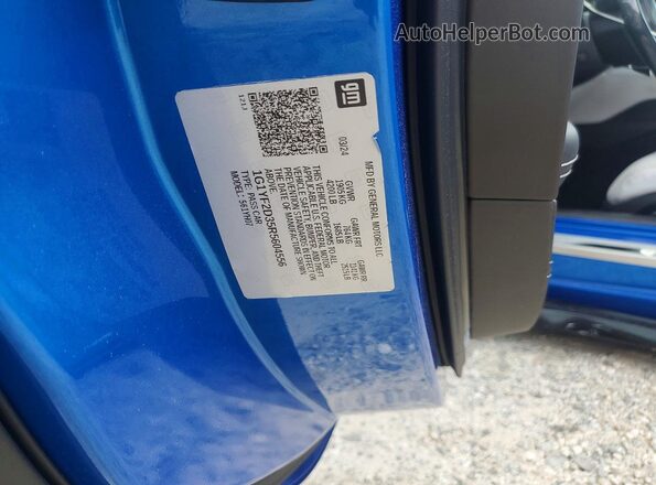 1G1YF2D35R5604556 2024 CHEVROLET CORVETTE Синий Вид наклейки с VIN-кодом
