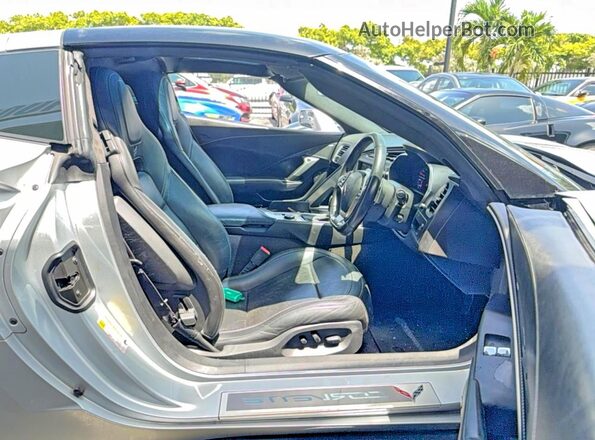 1G1YF2D76G5109122 2016 CHEVROLET CORVETTE Silver უკანა ხედი