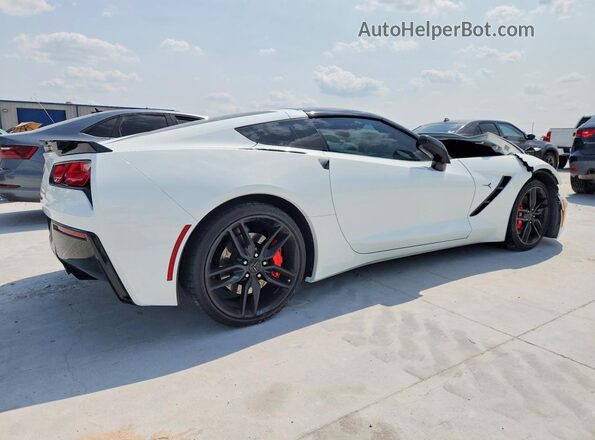 1G1YH2D71K5120418 2019 CHEVROLET CORVETTE White Задня права чверть