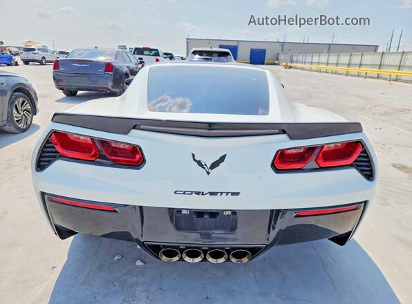 1G1YH2D71K5120418 2019 CHEVROLET CORVETTE White Вид ззаду
