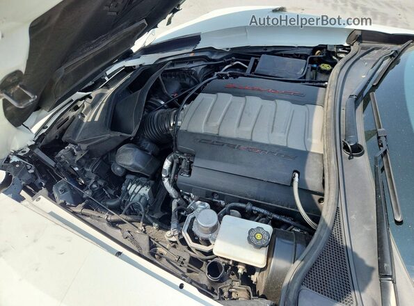 1G1YH2D71K5120418 2019 CHEVROLET CORVETTE White Вид задньої частини салону