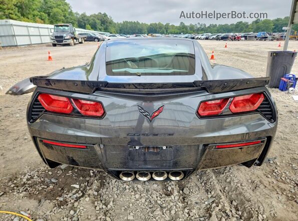 1G1YH2D7XH5116117 2017 CHEVROLET CORVETTE Угольный Вид сзади