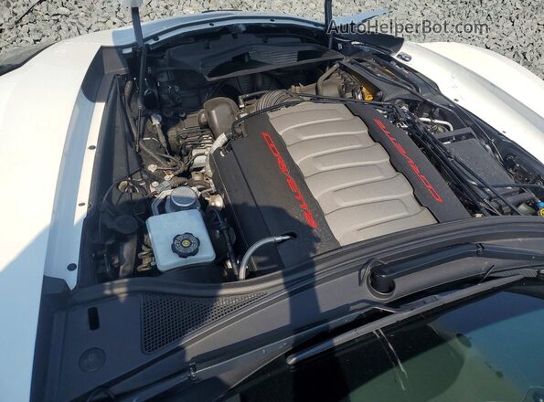 1G1YK2D79H5100248 2017 CHEVROLET CORVETTE Белый Вид задней части салона