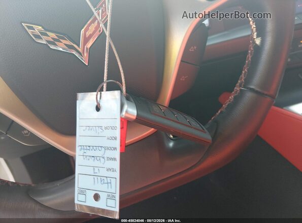 1G1YK2D7XH5117043 2017 CHEVROLET CORVETTE Серебряный Вид панели приборов
