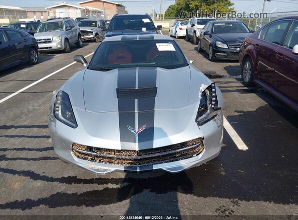 1G1YK2D7XH5117043 2017 CHEVROLET CORVETTE Серебряный Вид щитка приборов