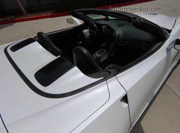 1G1YK3D76H5116008 2017 CHEVROLET CORVETTE White წინა სალონის ხედი