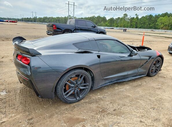 1G1YM2D73H5101468 2017 CHEVROLET CORVETTE Серый Задняя правая четверть