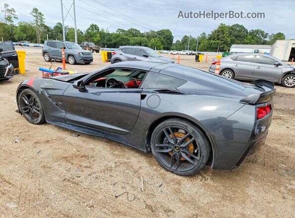 1G1YM2D73H5101468 2017 CHEVROLET CORVETTE Серый Задняя левая четверть