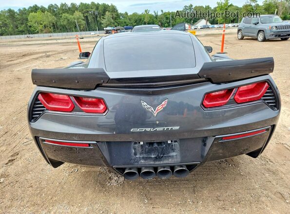 1G1YM2D73H5101468 2017 CHEVROLET CORVETTE Серый Вид сзади