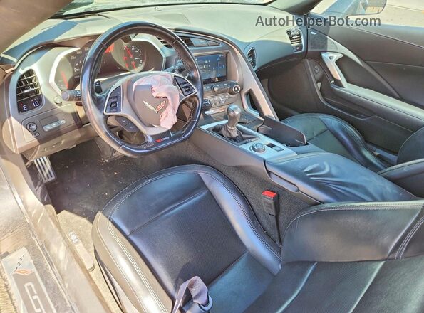 1G1YN2D60H5602094 2017 CHEVROLET CORVETTE Charcoal Widok deski rozdzielczej