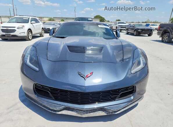 1G1YP2D60K5604249 2019 CHEVROLET CORVETTE Gray Вид спереду