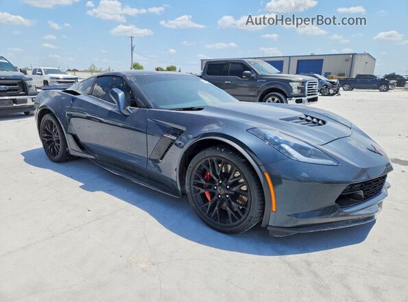 1G1YP2D60K5604249 2019 CHEVROLET CORVETTE Gray Передня права чверть