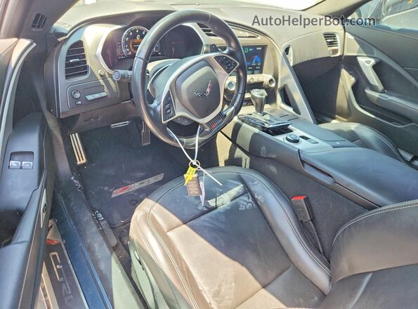1G1YP2D60K5604249 2019 CHEVROLET CORVETTE Gray Вид панелі приладів
