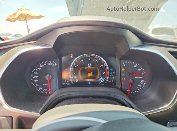 1G1YP2D60K5604249 2019 CHEVROLET CORVETTE Gray Вид щитка приладів