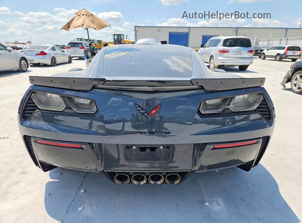1G1YP2D60K5604249 2019 CHEVROLET CORVETTE Gray Вид ззаду