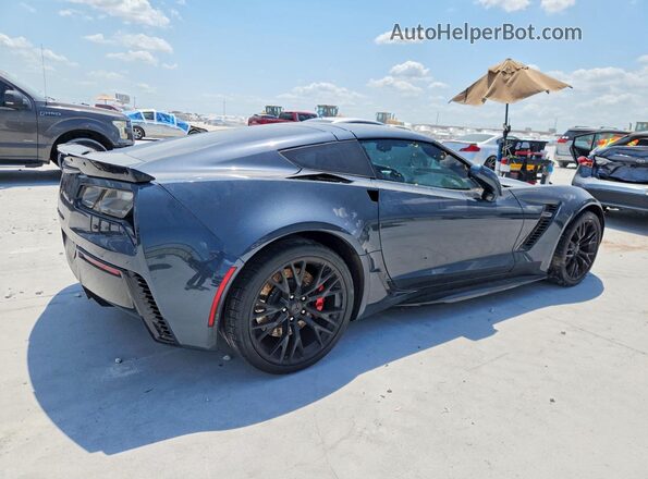 1G1YP2D60K5604249 2019 CHEVROLET CORVETTE Gray Задня права чверть