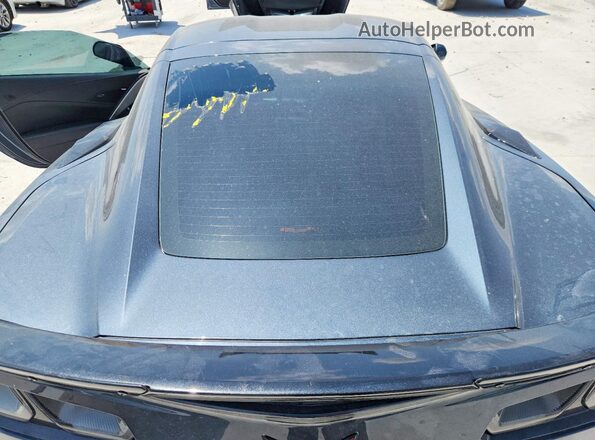 1G1YP2D60K5604249 2019 CHEVROLET CORVETTE Gray Вид задніх сидінь