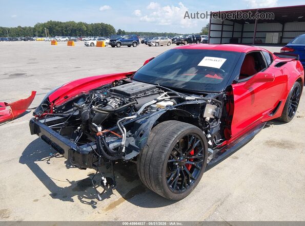 1G1YS2D60K5603956 2019 CHEVROLET CORVETTE Red Vista frontal