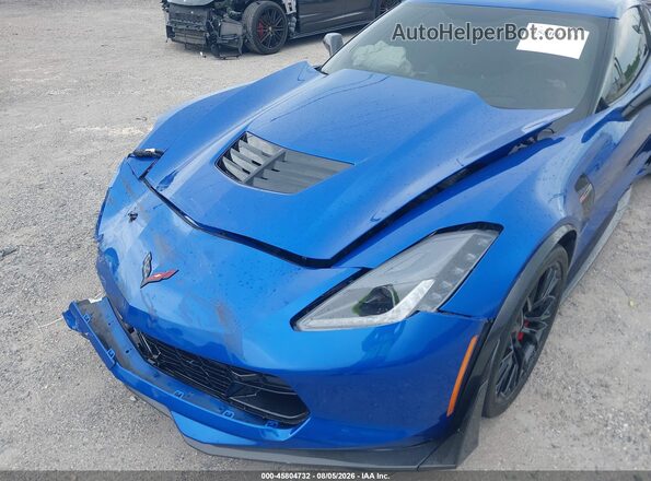 1G1YS2D62K5603604 2019 CHEVROLET CORVETTE Синий 