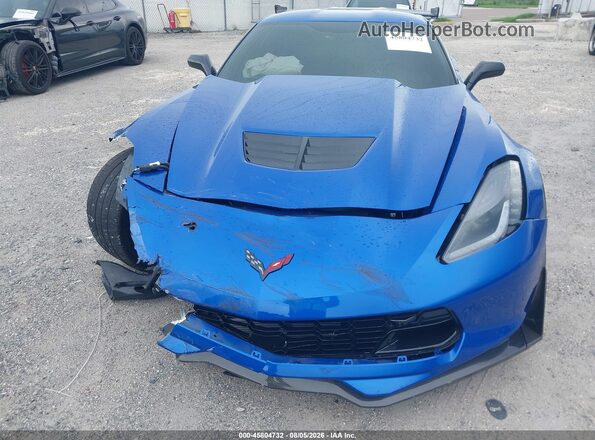 1G1YS2D62K5603604 2019 CHEVROLET CORVETTE Синий 