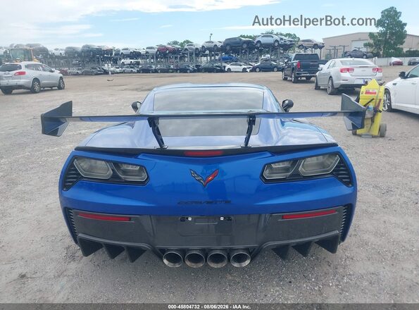 1G1YS2D62K5603604 2019 CHEVROLET CORVETTE Синий 
