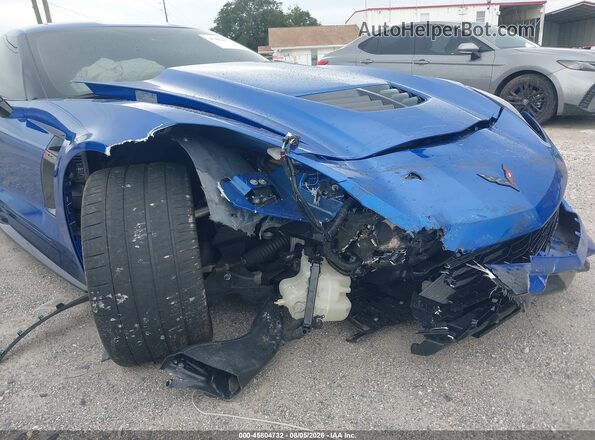 1G1YS2D62K5603604 2019 CHEVROLET CORVETTE Синий 