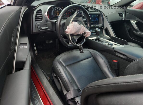 1G1YS2D69K5605043 2019 CHEVROLET CORVETTE Red Вид панелі приладів