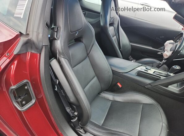 1G1YS2D69K5605043 2019 CHEVROLET CORVETTE Red Вид задніх сидінь