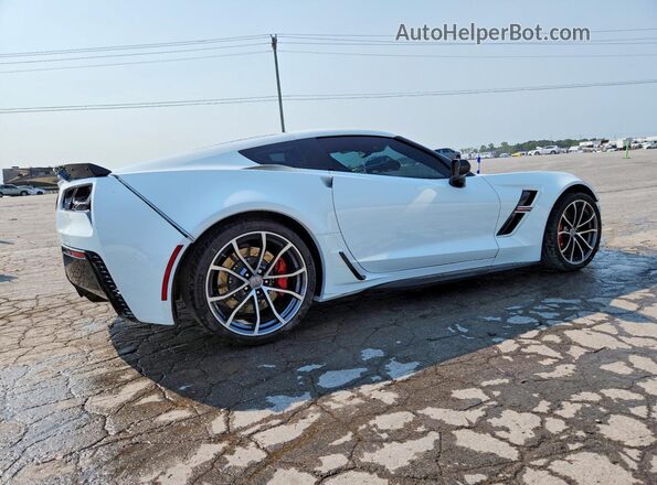 1G1YV2D75K5107759 2019 CHEVROLET CORVETTE White Tył prawy