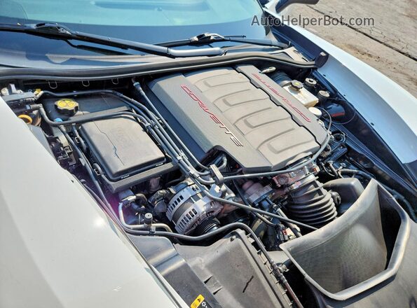 1G1YV2D75K5107759 2019 CHEVROLET CORVETTE White Widok wnętrza z tyłu