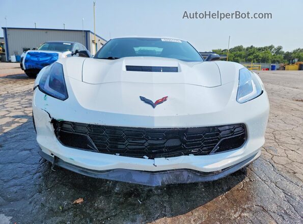 1G1YV2D75K5107759 2019 CHEVROLET CORVETTE White Widok z przodu
