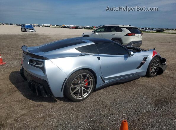 1G1YX2D75H5111829 2017 CHEVROLET CORVETTE Серебряный Задняя правая четверть